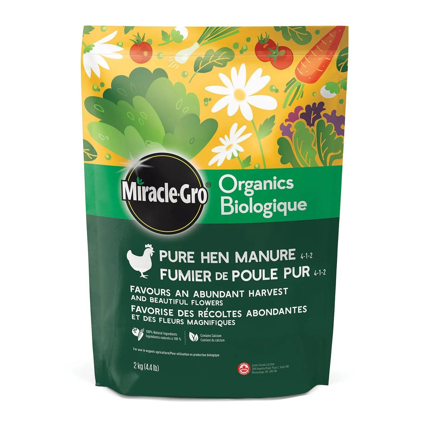 Miracle-Gro Organics Pure Hen Manure Plant Food