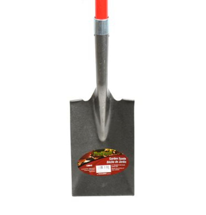 Garden Spade Shovel 59in x 6-4 / 5in Blade Fibreglass L-Handle