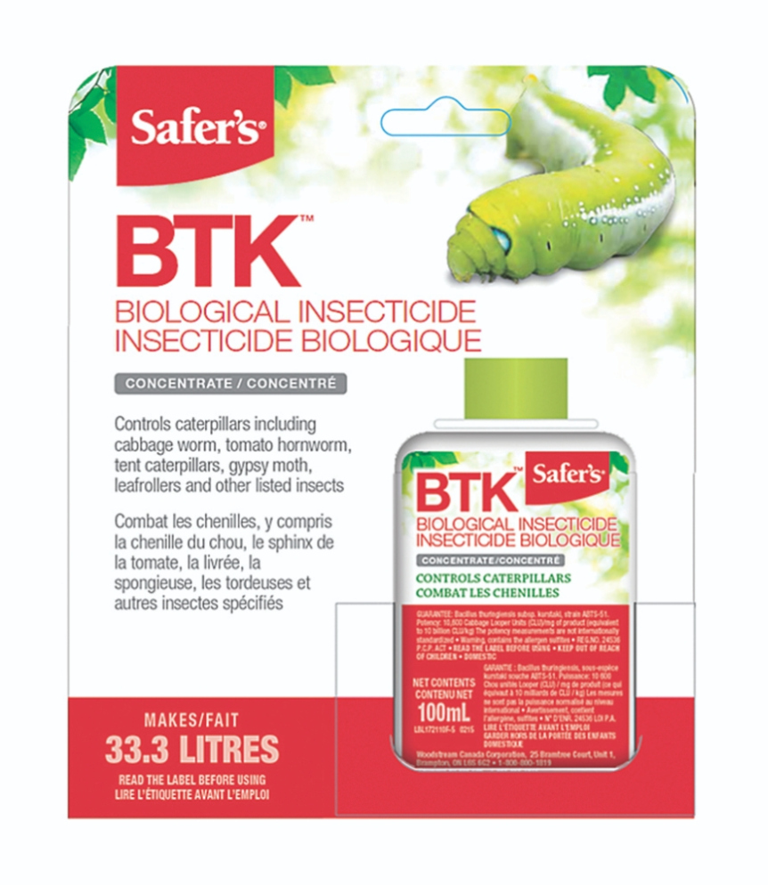 Safer's BTK Biological Insecticide Concentrate 100ml
