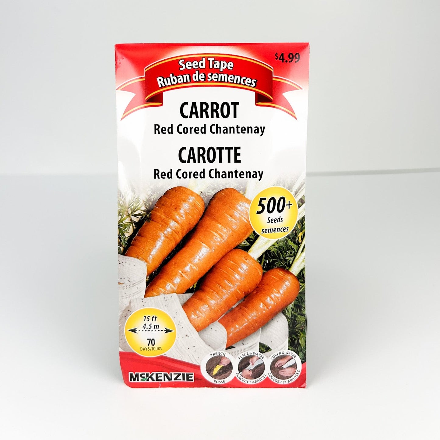 Carrot Red Cored Chantenay ST Seeds