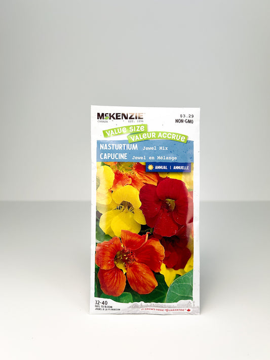 Nasturtium Jewel Mix J Seeds