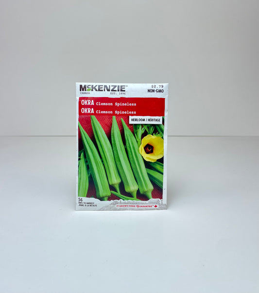 Okra Clemson Spineless Seeds