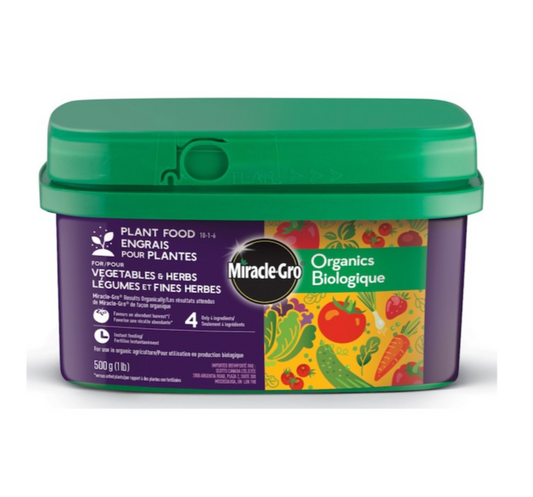 Miracle-Gro Organic Plant Food for Vegetables & Herbs