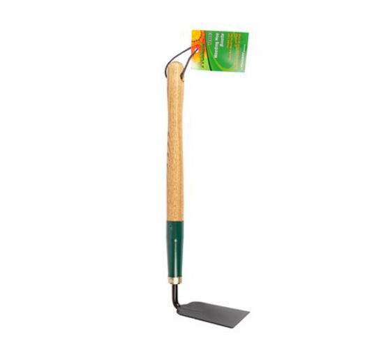 Handheld Weeding Hoe Forged 16in Wood Handle