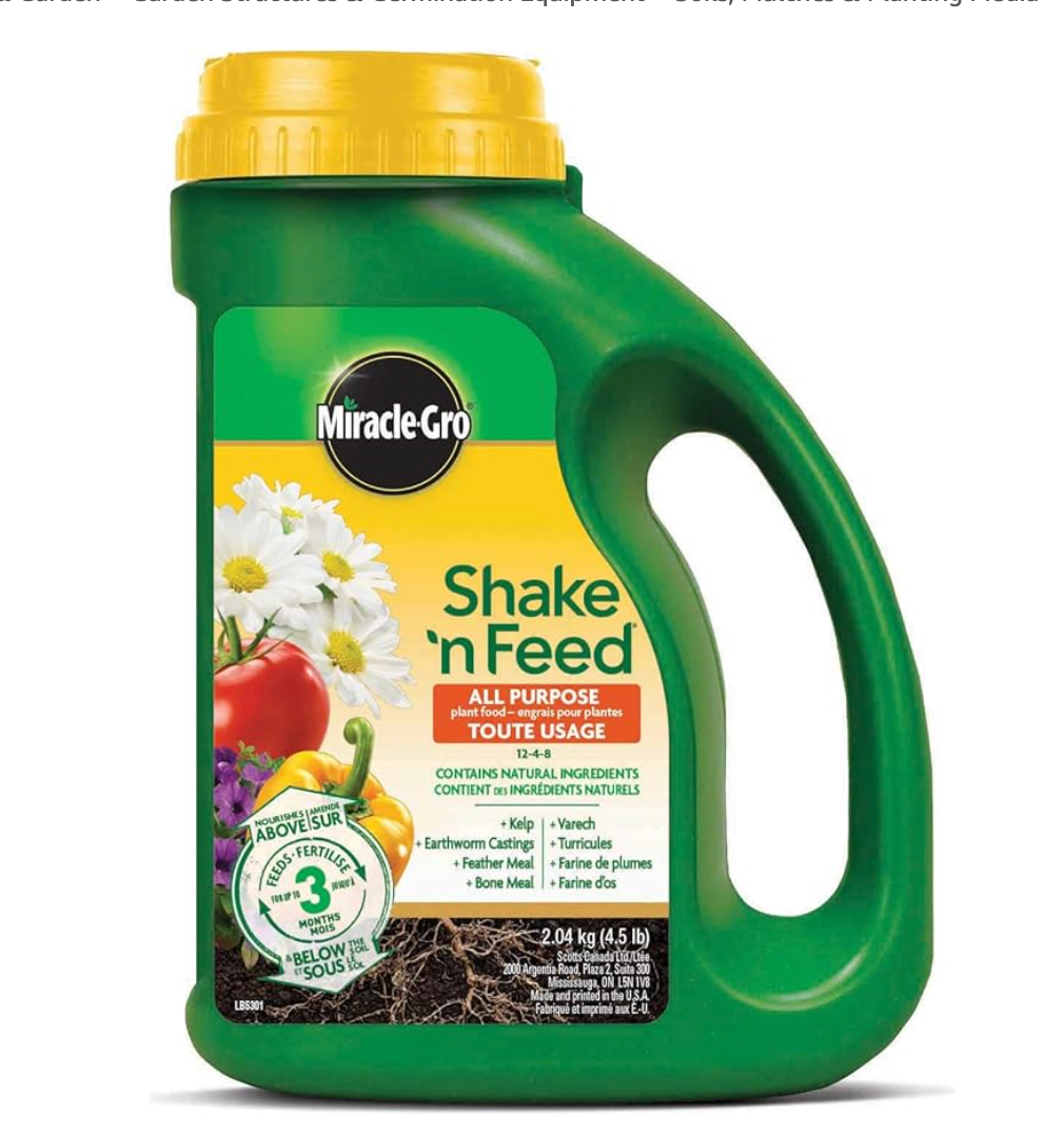 Miracle-Gro Shake N Feed All Purpose Plant Food