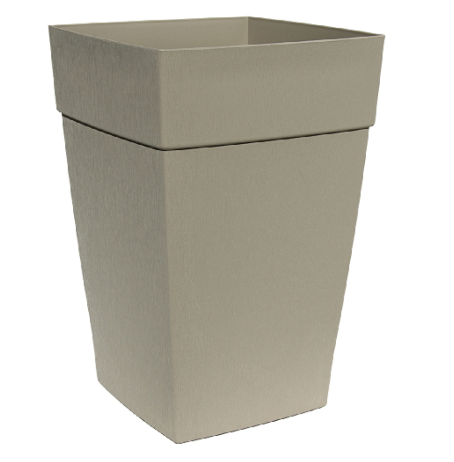 Harmony Self-Watering Planter Plastic Tall Square