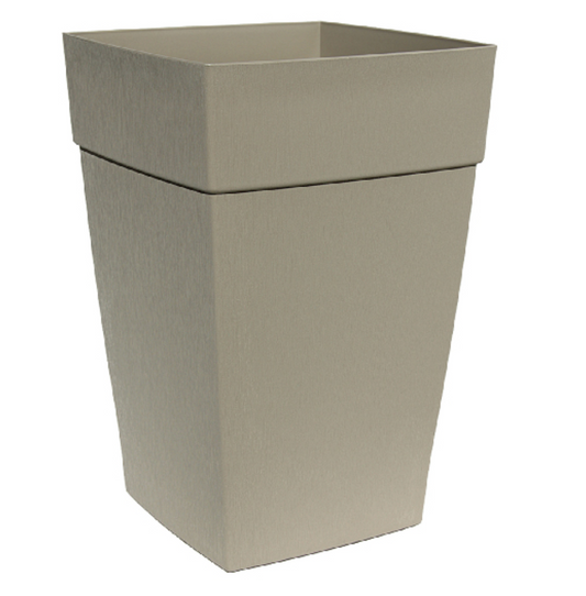 Harmony Self-Watering Planter Plastic Tall Square