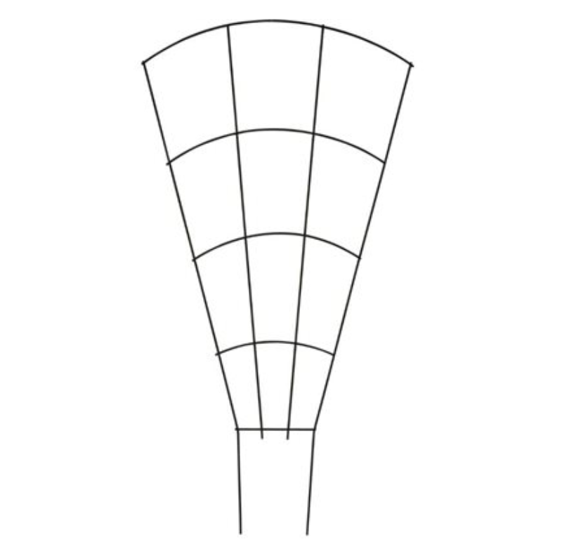 Wire Fan Trellis for Planter Pots