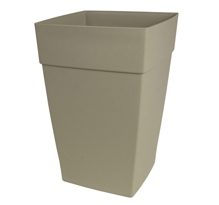 Harmony Self-Watering Planter Plastic Tall Square