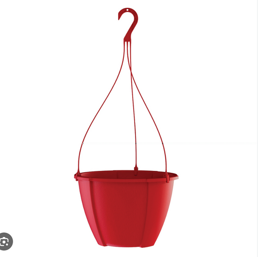 Quattro Contemporary Hanging Planter Plastic