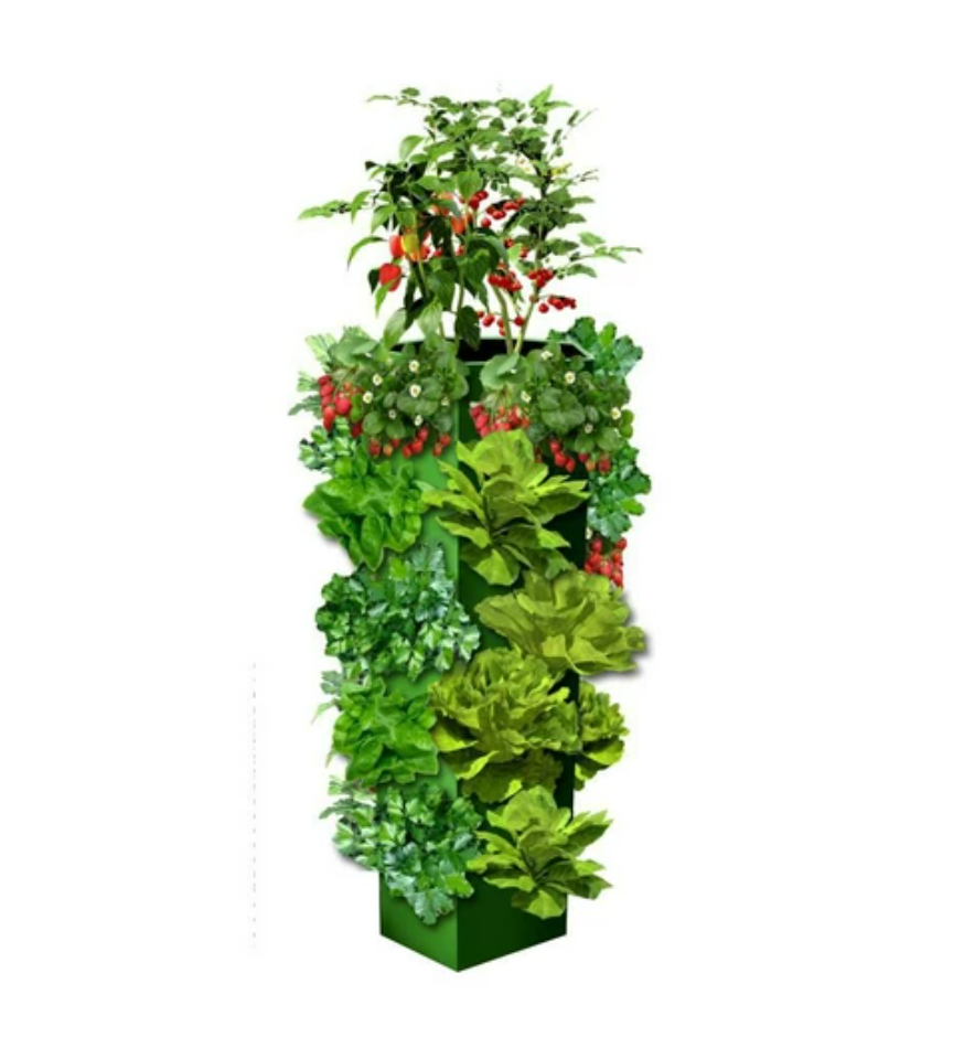 Plantower Stand-Alone Flowering Planter Green.