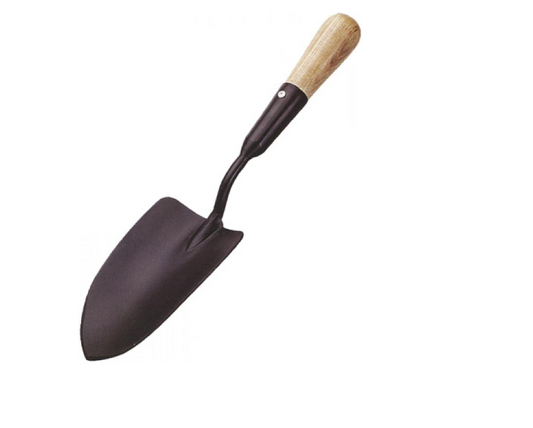 Handheld Forged Trowel Wooden Handle 14"