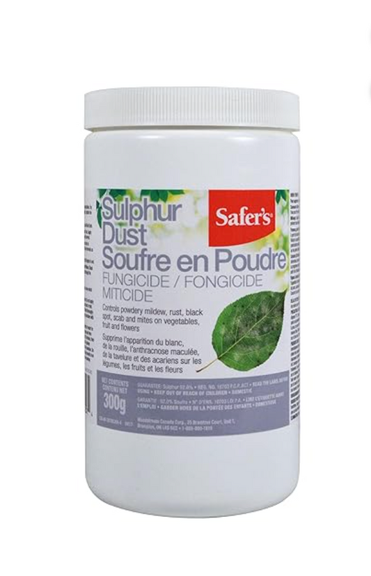 Safer's Sulphur Dust Fungicide/Miticide 300g