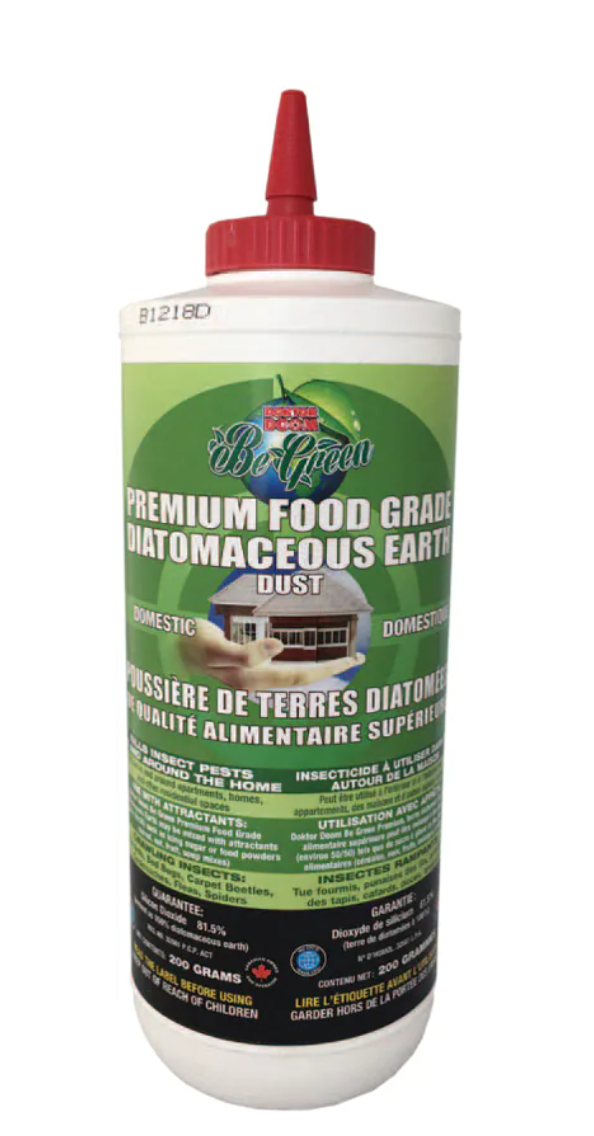 Be Green Food Grade Diatomaceous Earth Insectide 200g