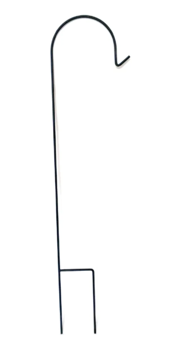 Garden Shepherd Hook Single 48in Black