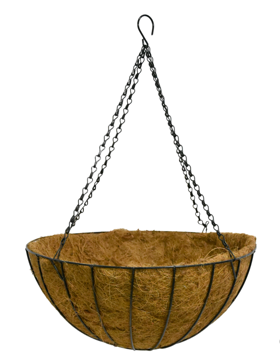 Hanging Wire Basket With Coco Liner