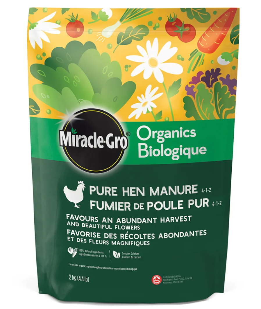 Miracle-Gro Organics Pure Hen Manure Plant Food