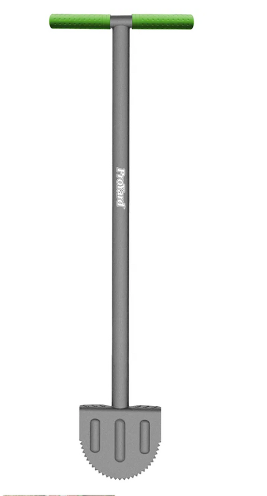 Lawn Edger Half Moon With Foot Step 32-1/2in Wood D-Handle